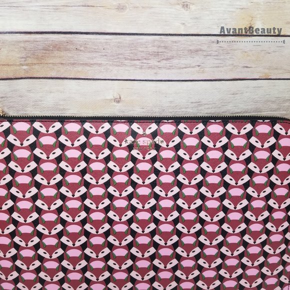 Kate Spade Staci Geo Fox L-Zip Universal Laptop - Picture 2 of 9